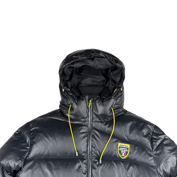 Jean Paul Gaultier Black Chamonix Mont Blanc Down Filled Jacket - Large