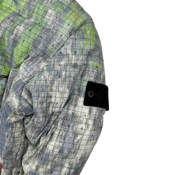 Stone Island 2019 Printed DPM Chine Puffer Shadow Project Jacket - Small