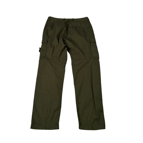 Stone Island 2023 RE T Khaki Cargo Trousers - 32"