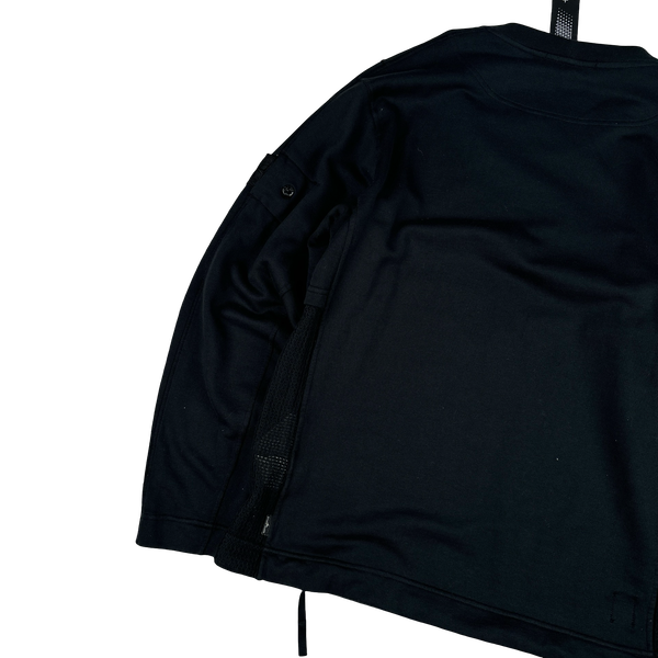 Stone Island 2022 Black Shadow Project Pullover Crewneck - Small