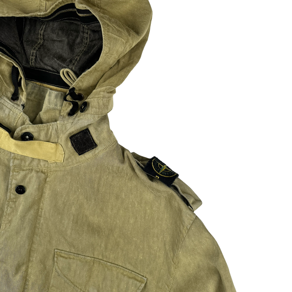 Stone Island 2006 Vintage Cotton Long Jacket - XXL