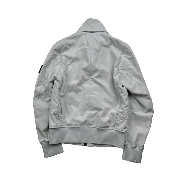 Stone Island 2019 Ice Blue Light Soft Shell R Jacket - Small