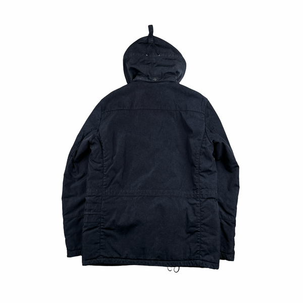 CP Company Goggle Navy Quilted Lined Multi Pocket Jacket - XL
