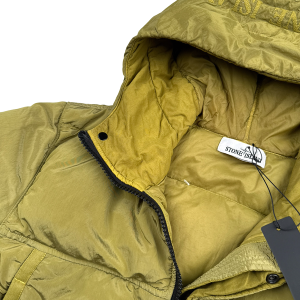 Stone Island 2021 Yellow Nylon Metal Down Puffer Jacket - Medium