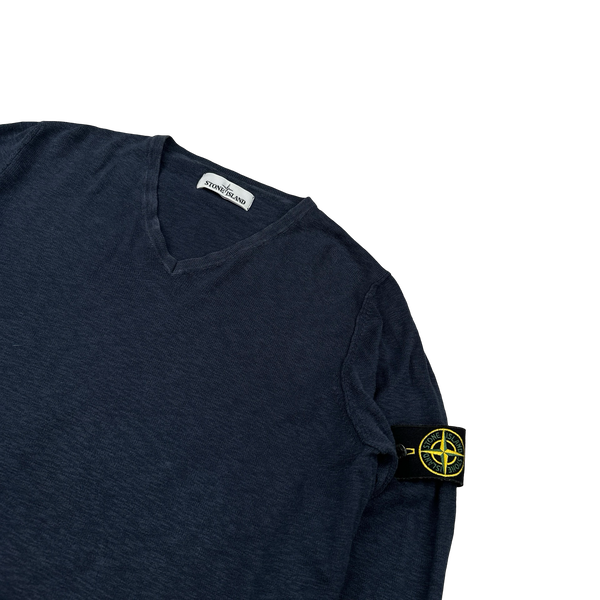 Stone Island 2016 Navy Knit Jumper - Medium