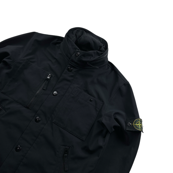 Stone Island Black 2011 Soft Shell R Jacket - Large
