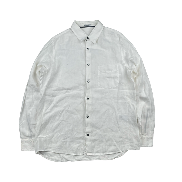 Stone Island 2006 Lino Flax Buttoned Shirt - XL