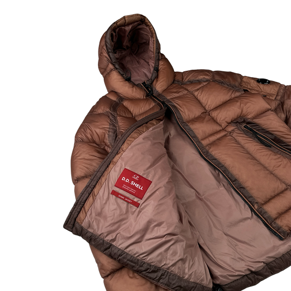 CP Company Brick Down Filled DD Shell Lens Viewer Puffer Jacket - Large