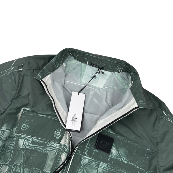 CP Company Green Tracery Lens Viewer Jacket - Large