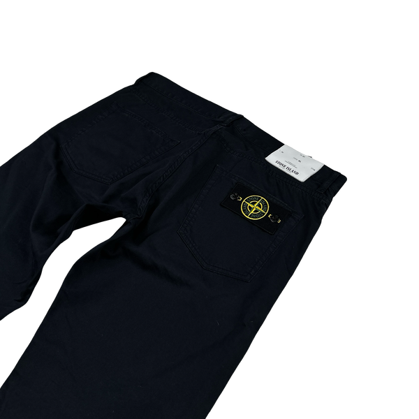 Stone Island 2017 Black Slim Fit Trousers - 32"
