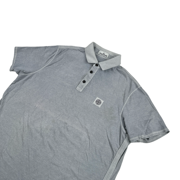 Stone Island 2020 Grey Short Sleeved Polo Top - 3XL