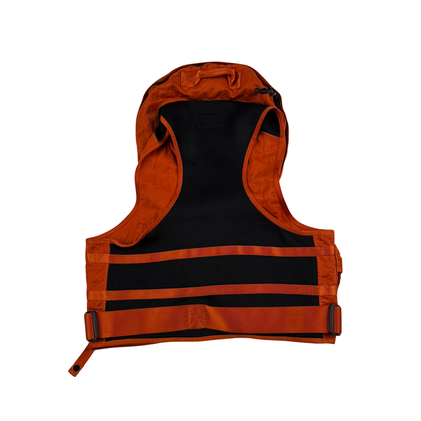CP Company Orange CHROME Gilet Jacket - Large