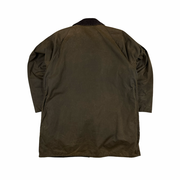 Barbour Solway Brown Cotton Gillet Lining Wax Field Jacket - XL