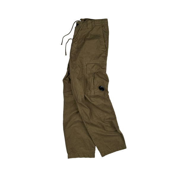 CP Company Brown Loose Fit Lens Viewer Cargos - XL