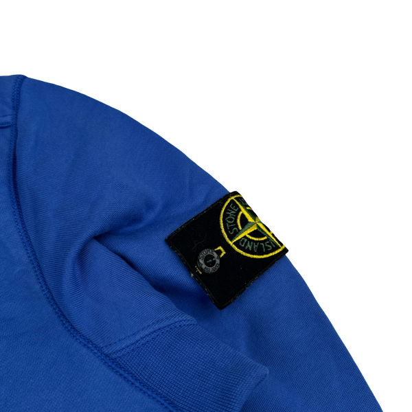 Stone Island 2019 Blue Crewneck Sweatshirt - Small