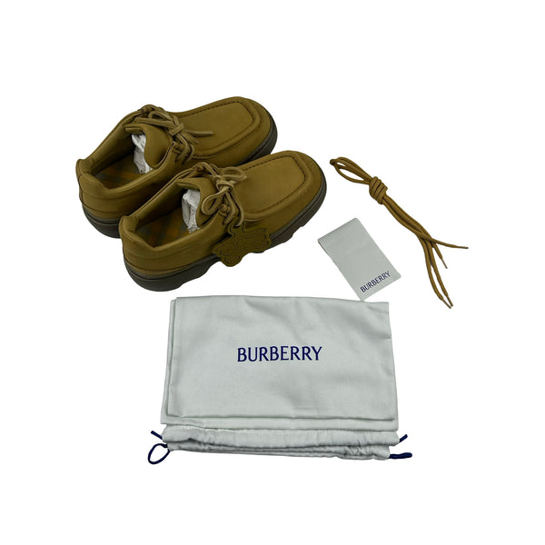 Burberry Manilla EKD Leather Boat Shoes - UK 9