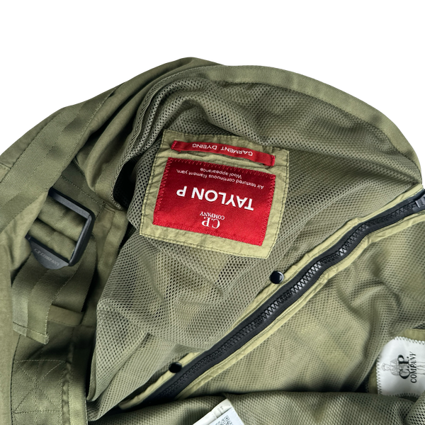 CP Company Khaki Green Taylon P Utility Vest - Large