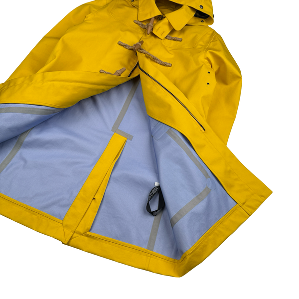 Ralph Lauren Waterproof Yellow Rain Jacket - Medium