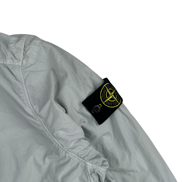Stone Island 2022 Icy Blue Naslan Light Zipped Overshirt - XXL