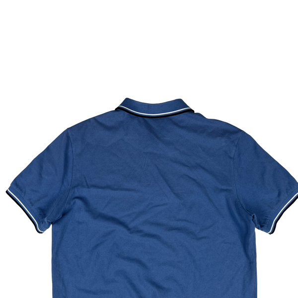 Prada Blue Cotton Polo Shirt -XL