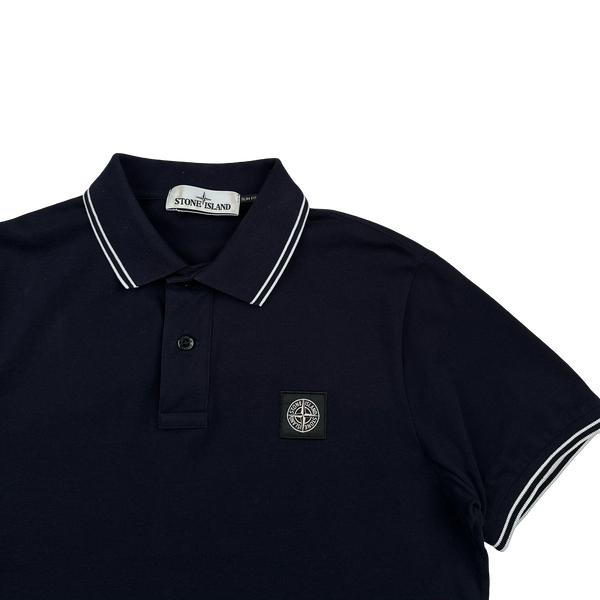 Stone Island 2018 Navy Polo Top - Large