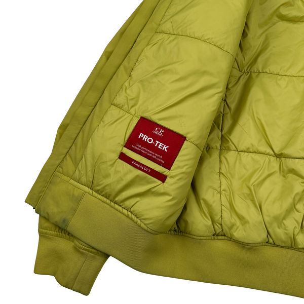 CP Company Yellow Pro Tek Primaloft Lined Padded Jacket - Large