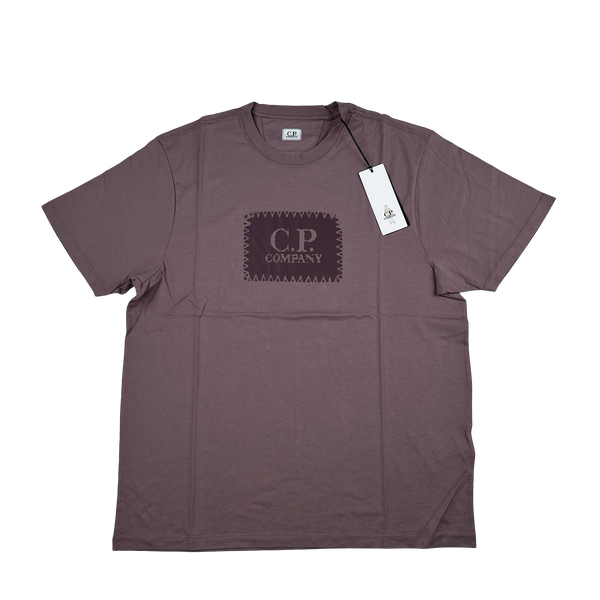 CP Company Mauve Graphic T Shirt - Small - Medium - XL