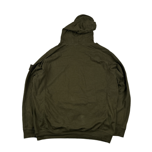 Stone Island 2023 Khaki Ghost Piece Cotton Hoodie - 3XL