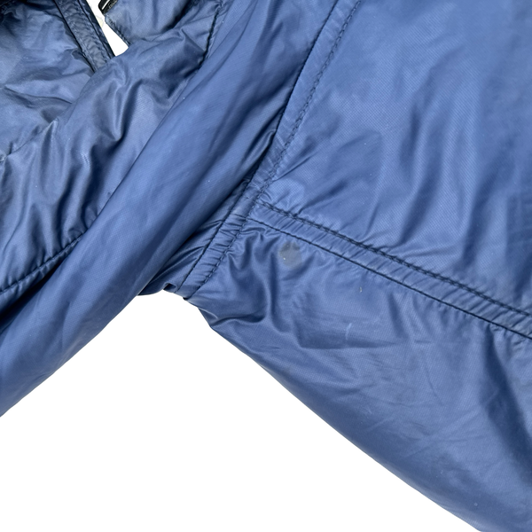 Stone Island Blue Micro Rip Stop Primaloft Insulated Jacket - Large