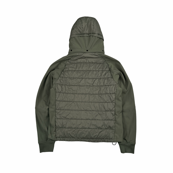 CP Company Khaki Hybrid Soft Shell Jacket - XL