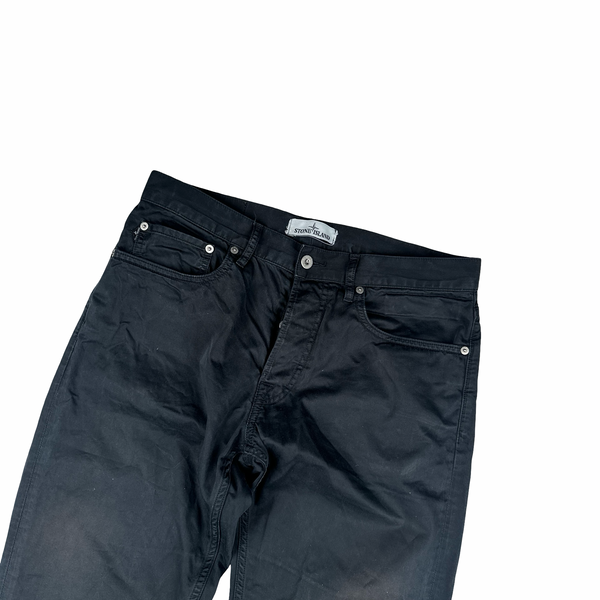 Stone Island 2017 Black Slim Fit Trousers - 32"