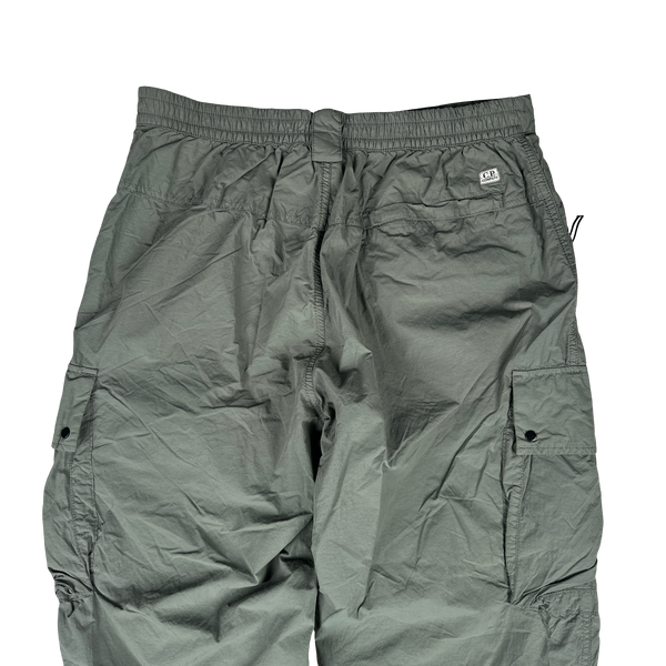 CP Company Sage Green Loose Fit Cargo Trousers - Medium