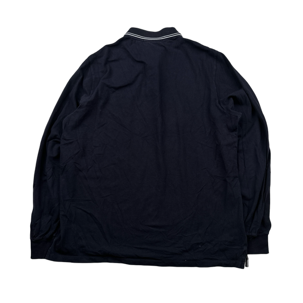 Stone Island 2021 Navy Longsleeve Polo Shirt - XXL
