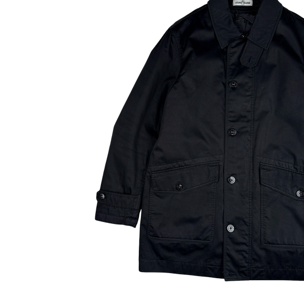 Stone Island 2013 Black Dutch Rope Liner Jacket - Large