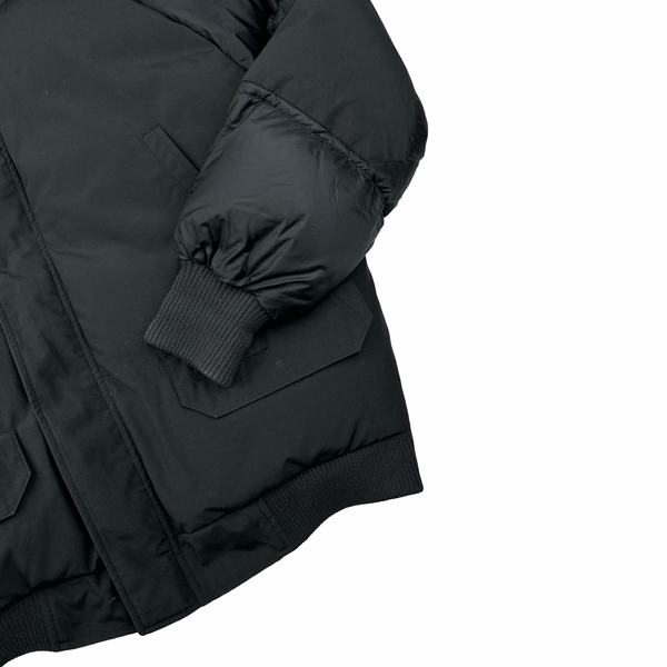 Canada Goose Black Down Chilliwack Bomber Puffer Jacket - Large