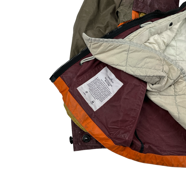 Stone Island 2019 Tela Placcata Bicolore Hooded Jacket - Small