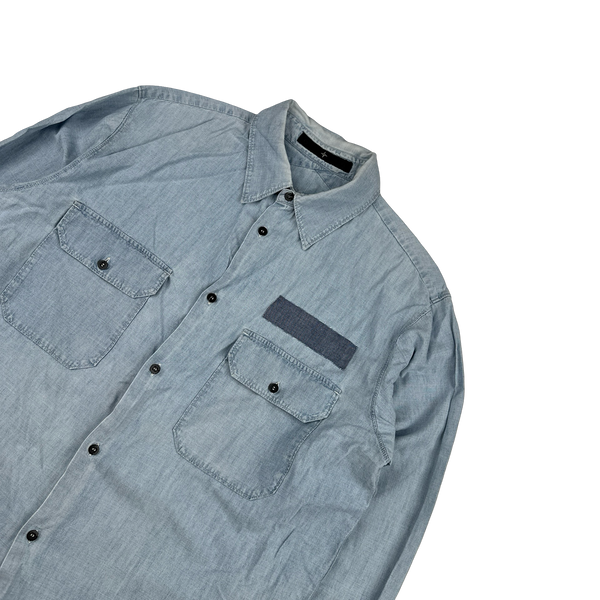Stone Island Denim Buttoned Overshirt - XL