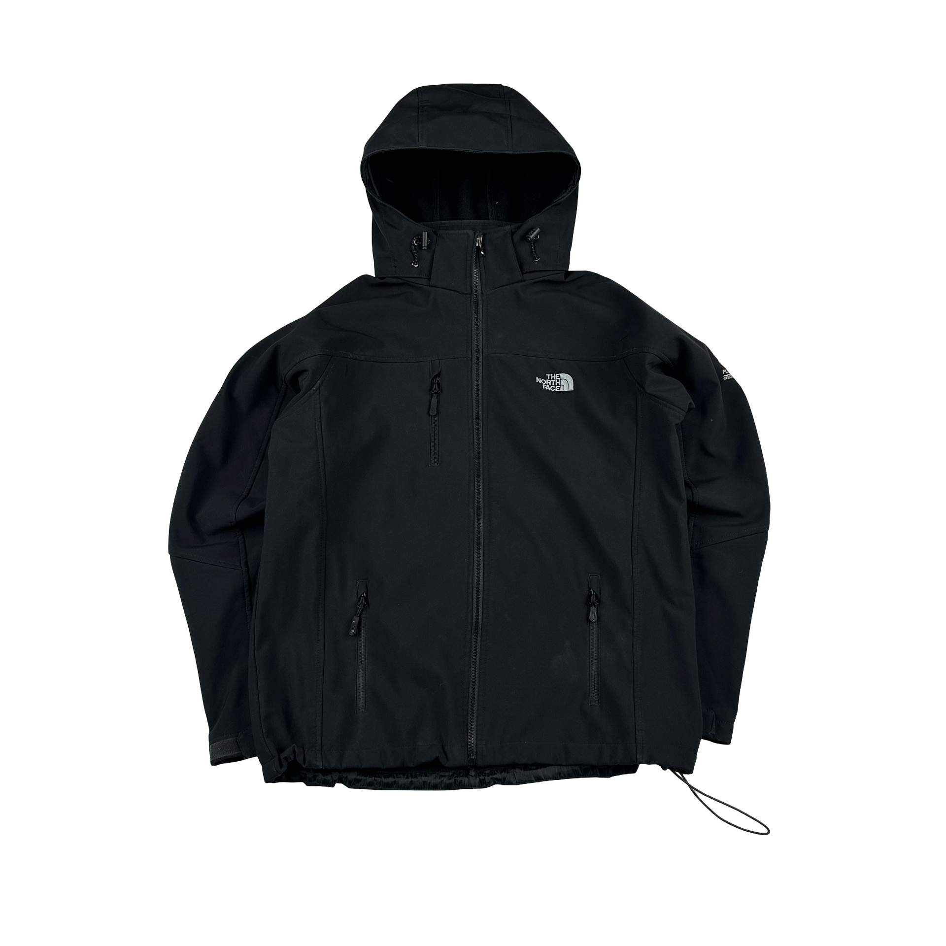 THE NORTH FACE FLIGHT SERIES S ブラック North Face Black Flight Series Soft Shell Hooded Jacket - Large