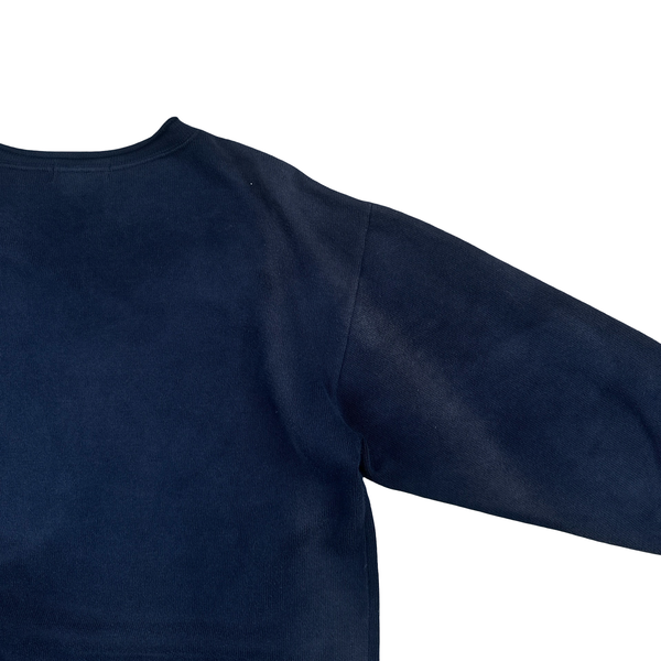 Stone Island 1995 Vintage Spellout Pullover Sweatshirt - Large