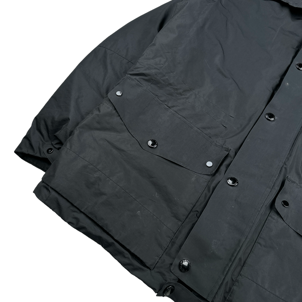 CP Company Black Micro M Down Filled Goggle Jacket - XXL