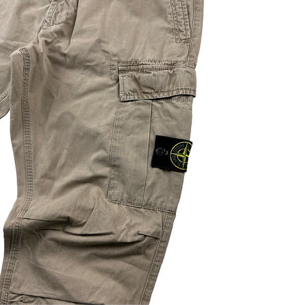 Stone Island 2018 Beige Slim Fit Cargo Trousers - Medium