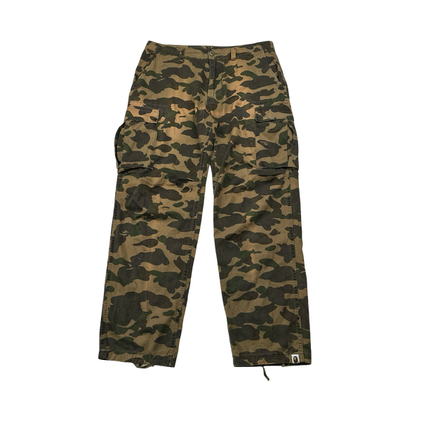 Bape Camo Print Cargo Trousers - 32"