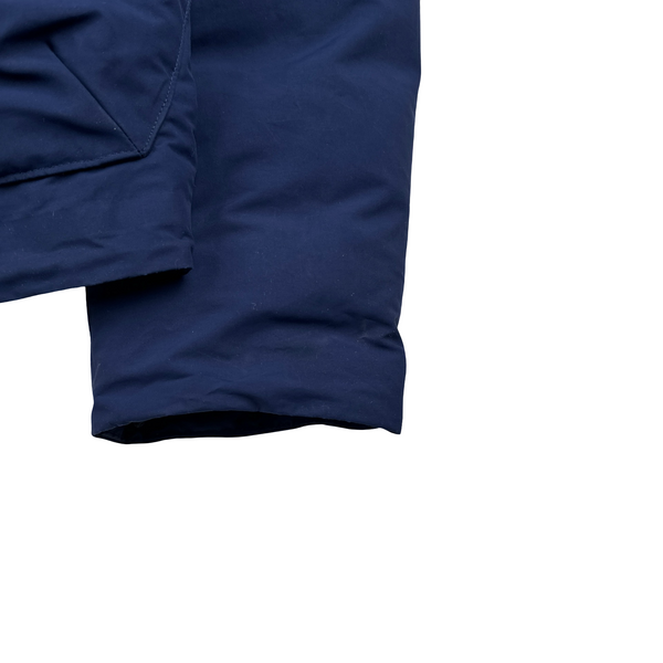CP Company Navy Micro M R Down Filled Spellout Jacket - Small