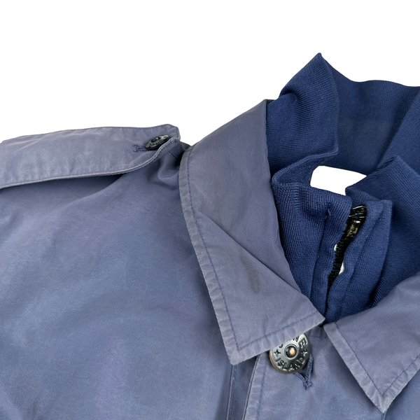Stone Island Navy Micro Reps Multi Pocket Shield Jacket - Large