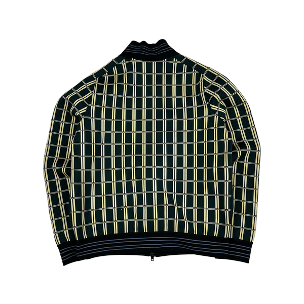 Marni Retro Grid Jacquard Zipped Bootcut Tracksuit - Large