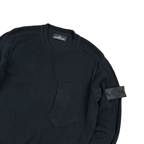 Stone Island 2020 Shadow Project Twist Knit Crewneck - Small