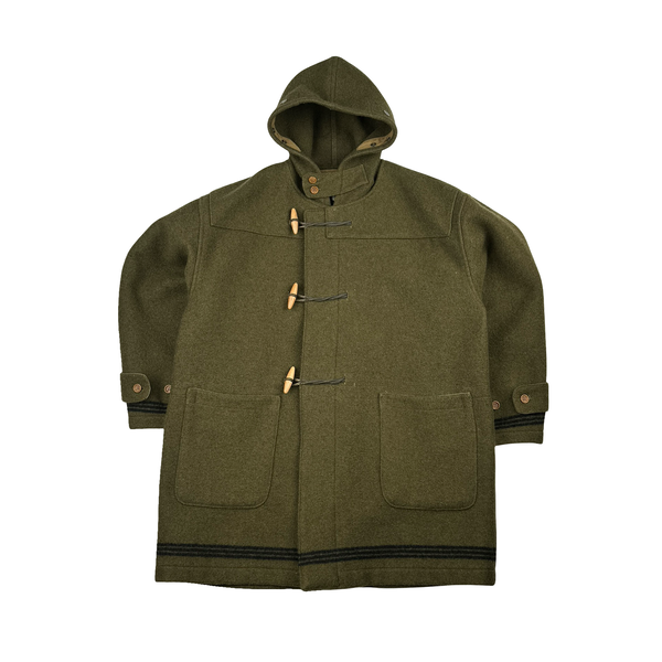 CP Company 80's Vintage Wool Montgomery Heavyweight Duffle Coat - Large