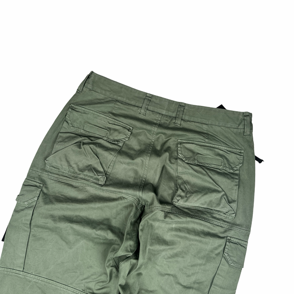 Stone Island 2021 Green LO Baggy Cargo Trousers - 30"