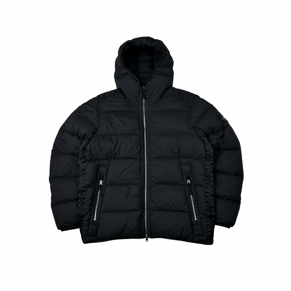 Stone Island 2023 Black Seamless Tunnel Nylon Down TC - Medium