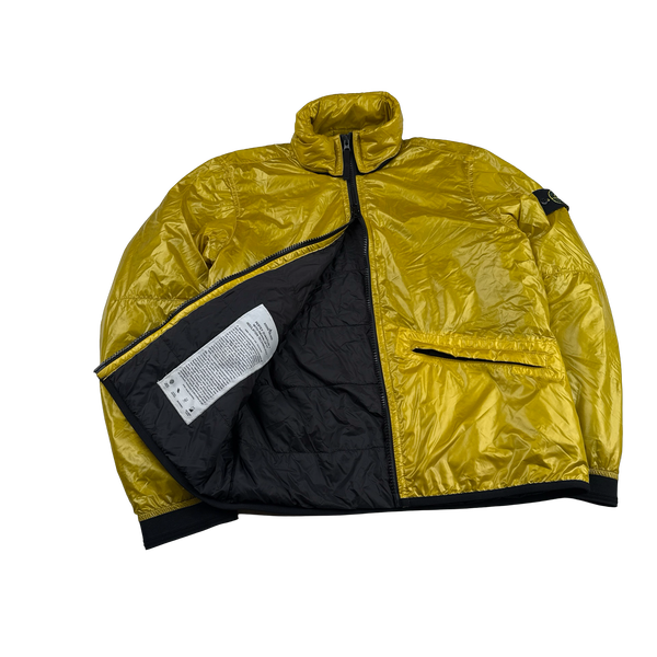 Stone Island 2018 Yellow Pertex Quantum Primaloft Jacket - Medium